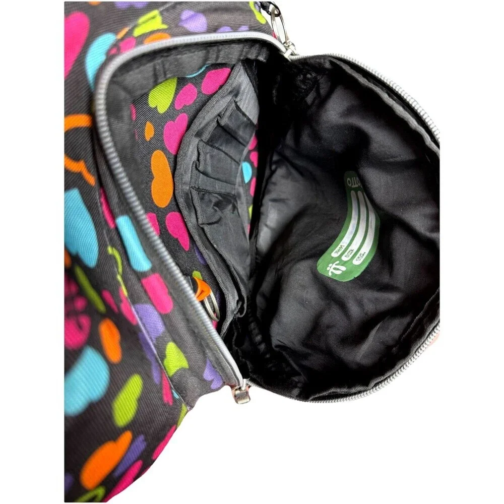 TOTTO Backpack Heart Pattern School Junior Bag